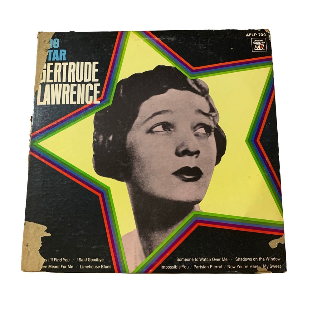 Gertrude Lawrence The Star Vinyl LP Audio Fidelity AFLP 709 Mono Vocal Jazz